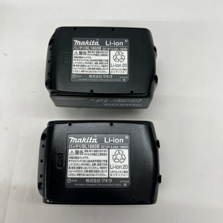  MAKITA マキタ 充電式インパクトドライバ 18V 6Ah バッテリ2本 充電器 ケース付 TD173DRGX ブルー 未使用品