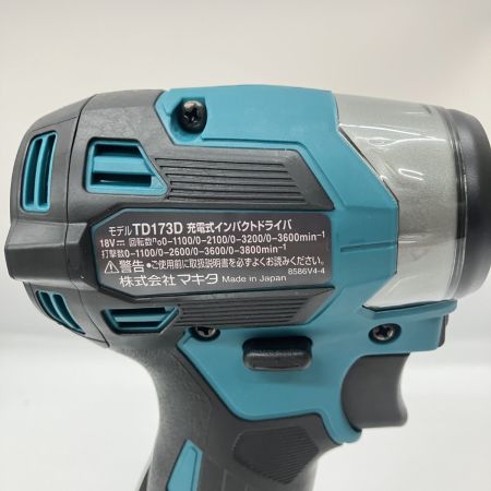  MAKITA マキタ 充電式インパクトドライバ 18v 6.0Ah TD173DRGX ブルー 未使用品