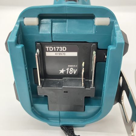  MAKITA マキタ 充電式インパクトドライバ 18v 6.0Ah TD173DRGX ブルー 未使用品