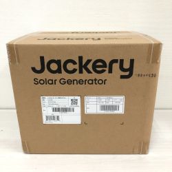 □□ JACKERY Jackery ポータブル電源 600 Plus SOLAR GENERATOR 600PLUS ブラック x オレンジ Sランク