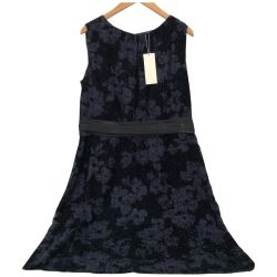 □□ 23ku 23区 ノースリーブワンピース フォーマル SIZE 48 OPWW NA0732 ネイビー Aランク