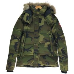 □□ CANADA GOOSE カナダグース ウィンダムパーカー ダウンジャケット L/Gサイズ 3808M 迷彩 Bランク