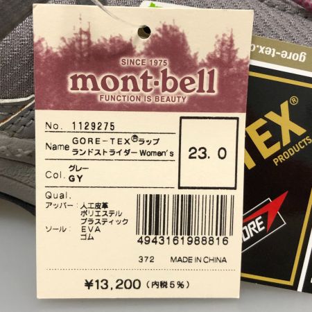  mont･bell モンベル GT ラップランドストライダー トレッキングシューズ 23cm 1129275 グレー×ピンク
