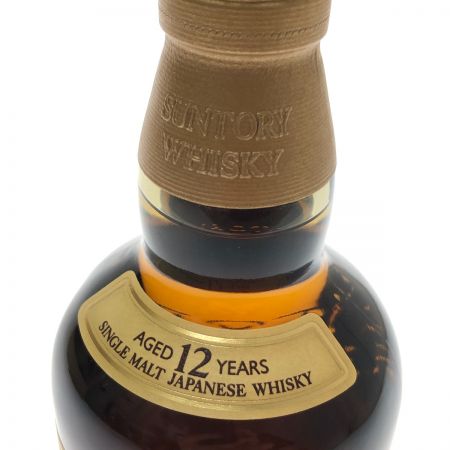 【北海道内限定発送】 YAMAZAKI 山崎/サントリー シングルモルトウイスキー 山崎 12年 700ml 43％ 箱無 未開栓