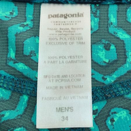  Patagonia パタゴニア ショートパンツ SIZE 34 86530SP14 ブルー系