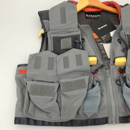  SIMMS ガイドベスト フィッシングベスト Lサイズ グレー系