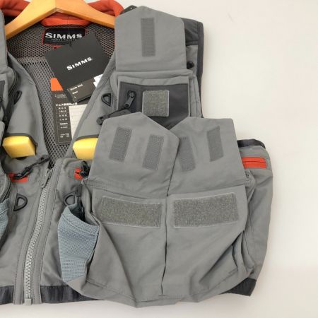  SIMMS ガイドベスト フィッシングベスト Lサイズ グレー系