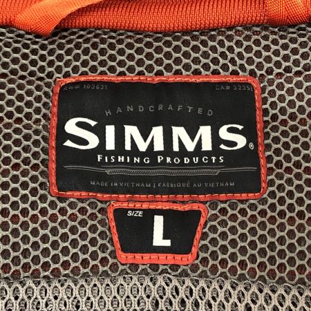  SIMMS ガイドベスト フィッシングベスト Lサイズ グレー系