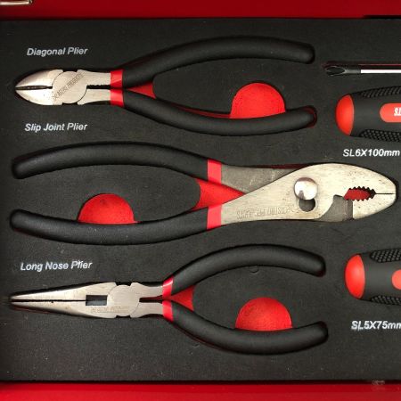  ASTRO PRODUCTS アストロプロダクツ ハンドツール ツールセット 2段引出 TS194 レッド