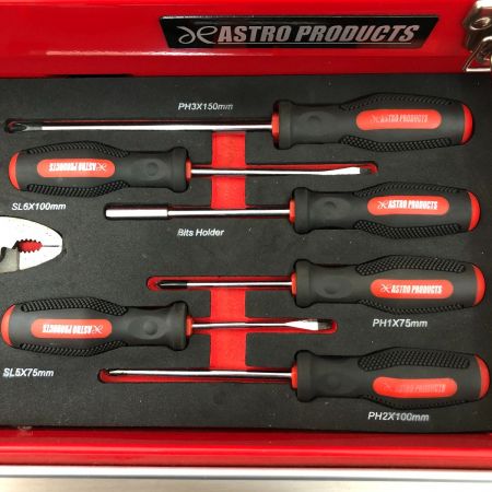  ASTRO PRODUCTS アストロプロダクツ ハンドツール ツールセット 2段引出 TS194 レッド