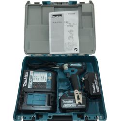□□ MAKITA マキタ 充電式インパクトドライバ 18V TD157DRGX 青 Aランク