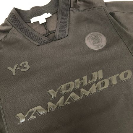  Y-3 ワイスリ カットソー 長袖Tシャツ Vネック Sサイズ HM5038 ブラック