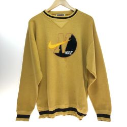 □□ NIKE ナイキ スウェット トレーナー Lサイズ マスタード Cランク