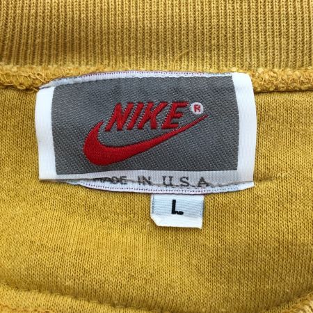  NIKE ナイキ スウェット トレーナー Lサイズ マスタード
