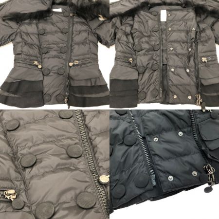 MONCLER モンクレール AMEREFUR GIUBBOTTO ファー付き フリル ダウンジャケット SIZE 00 320934632425  ブラック｜中古｜なんでもリサイクルビッグバン