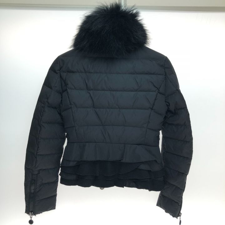 MONCLER モンクレール AMEREFUR GIUBBOTTO ファー付き フリル ダウンジャケット SIZE 00 320934632425  ブラック｜中古｜なんでもリサイクルビッグバン