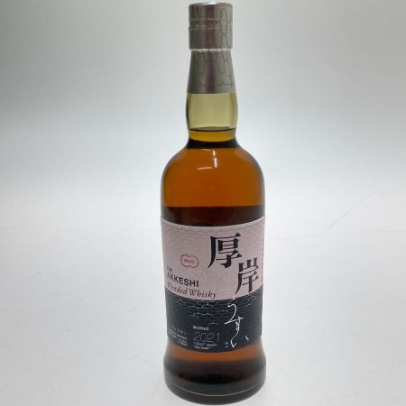 【北海道内限定発送】 厚岸蒸留所 THE AKKWSHI ブレンド　ウイスキー　厚岸　うすい　2021 未開栓