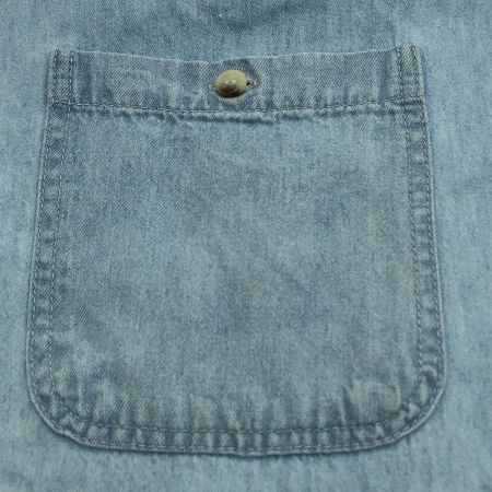  Hard Rock CAFE ハードロックカフェ デニムシャツ Sサイズ RN79177 ライトブルー