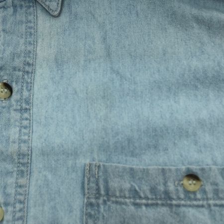  Hard Rock CAFE ハードロックカフェ デニムシャツ Sサイズ RN79177 ライトブルー