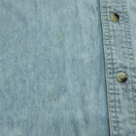  Hard Rock CAFE ハードロックカフェ デニムシャツ Sサイズ RN79177 ライトブルー