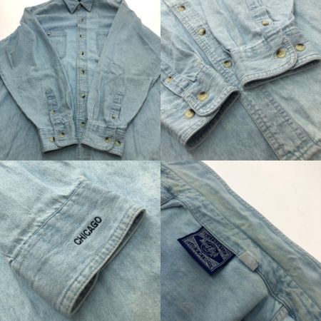  Hard Rock CAFE ハードロックカフェ デニムシャツ Sサイズ RN79177 ライトブルー