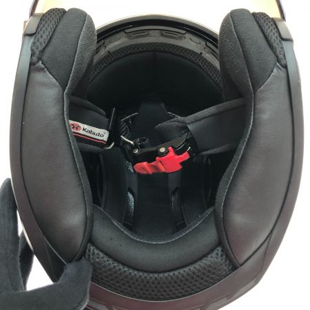  kabuto ジェットヘルメット Mサイズ KAMUI-Ⅲ フラットブラックゴールド