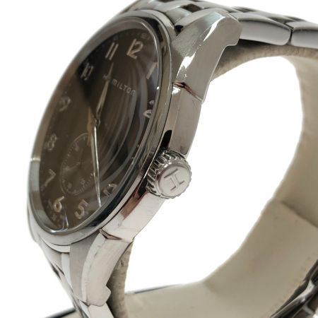  HAMILTON ハミルトン 腕時計 ジャズマスター クオーツ 本体のみ H384110 グレー系