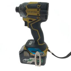 □□ HiKOKI ハイコーキ コードレスインパクトドライバ WH36DC イエロー Cランク