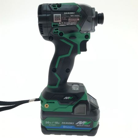  HiKOKI ハイコーキ コードレスインパクトドライバ 36V WH36DC(2XPSZ) アグレッシブグリーン