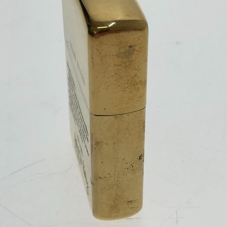  ZIPPO ジッポー ソリッド ブラス ライター 本体のみ ゴールド