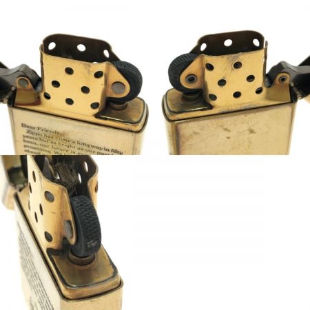 ZIPPO ジッポー ソリッド ブラス ライター 本体のみ ゴールド