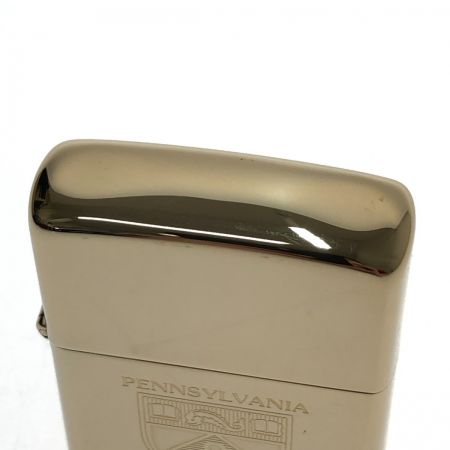  ZIPPO ジッポー カレッジシリーズ PENNSYLVANIA ライター 本体のみ ゴールド