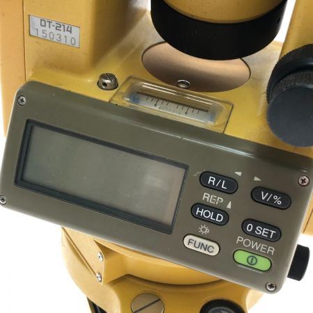  TOPCON デジタルセオドライト レーザー機器 DT-214