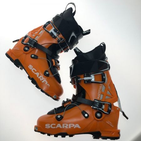  SCARPA スカルパ マエストラーレ スキーブーツ 27cm 306mm 本体のみ オレンジ/ブラック