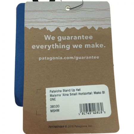  Patagonia パタゴニア パタロハスタンドアップハット キャップ 総柄 38100SP19 スカイブルー