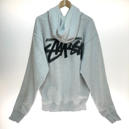  stussy ステューシー スウェット パーカー Lサイズ 1924932 グレー