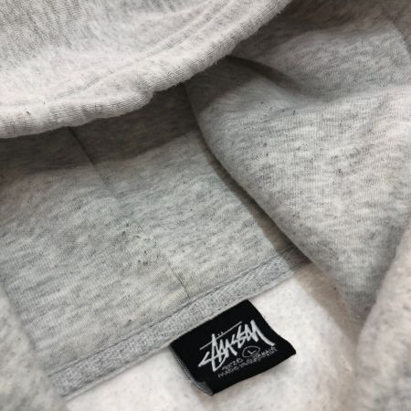  stussy ステューシー スウェット パーカー Lサイズ 1924932 グレー
