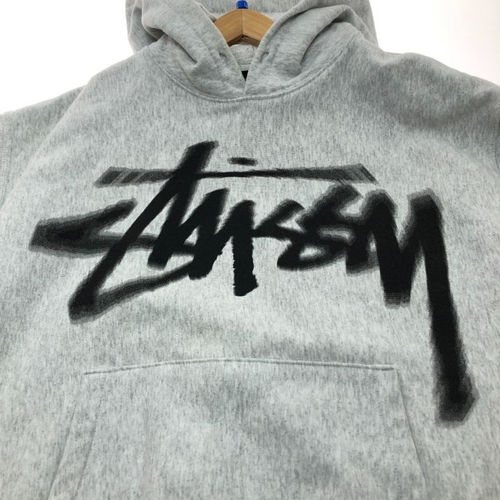 stussy ステューシー スウェット パーカー Lサイズ 1924932 グレー｜中古｜なんでもリサイクルビッグバン