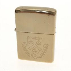 □□ ZIPPO ジッポー カレッジシリーズ COLUMBIA ライター 本体のみ ゴールド Aランク