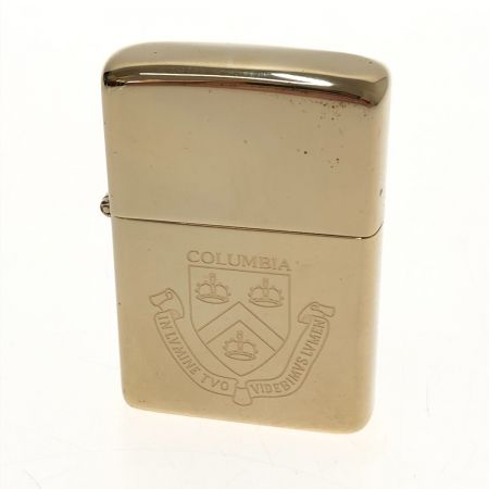  ZIPPO ジッポー カレッジシリーズ COLUMBIA ライター 本体のみ ゴールド