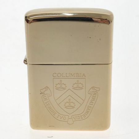  ZIPPO ジッポー カレッジシリーズ COLUMBIA ライター 本体のみ ゴールド