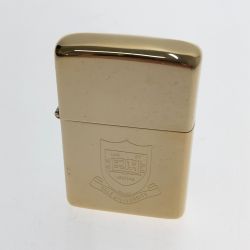 □□ ZIPPO ジッポー カレッジシリーズ YALE UNIVERSITY ライター 本体のみ ゴールド Aランク
