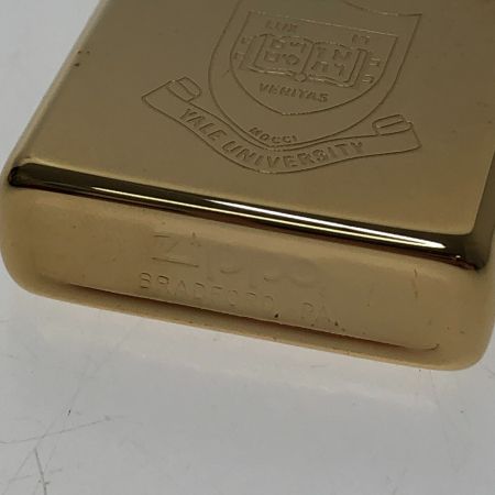  ZIPPO ジッポー カレッジシリーズ YALE UNIVERSITY ライター 本体のみ ゴールド