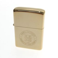 □□ ZIPPO ジッポー カレッジシリーズ CORNELL UNIVERSITY ライター 本体のみ ゴールド Aランク