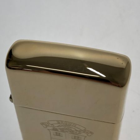  ZIPPO ジッポー カレッジシリーズ BROWN ライター 本体のみ ゴールド