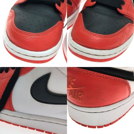  NIKE ナイキ スニーカー エアジョーダン1 レトロ ハイ 27cm 本体のみ 332550-800 オレンジ x ブラック