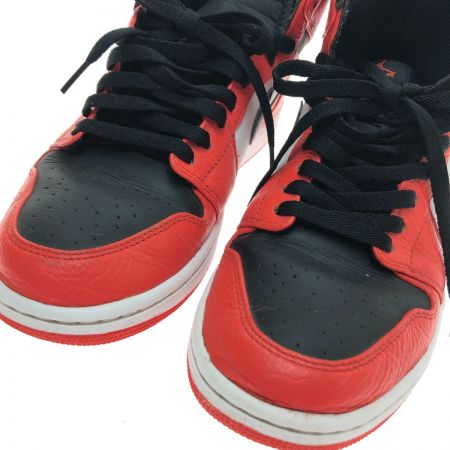 NIKE ナイキ スニーカー エアジョーダン1 レトロ ハイ 27cm 本体のみ 332550-800 オレンジ x ブラック