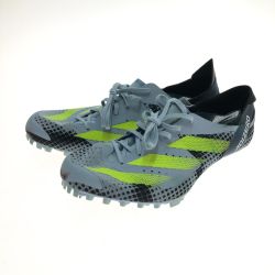 □□ adidas アディダス 陸上シューズ アディゼロ フィネス 陸上スパイク 本体のみ IE2769 ワンダーブルー／ルシッドレモン Bランク