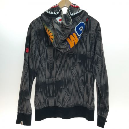  A BATHING APE アベイシングエイプ ジップパーカー Mサイズ 001ZPJ301005M グレー系