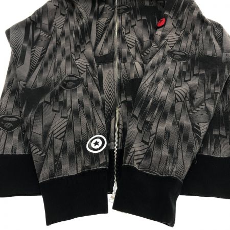  A BATHING APE アベイシングエイプ ジップパーカー Mサイズ 001ZPJ301005M グレー